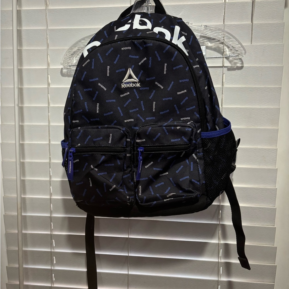 Reebok Black and Blue Men's Backpack